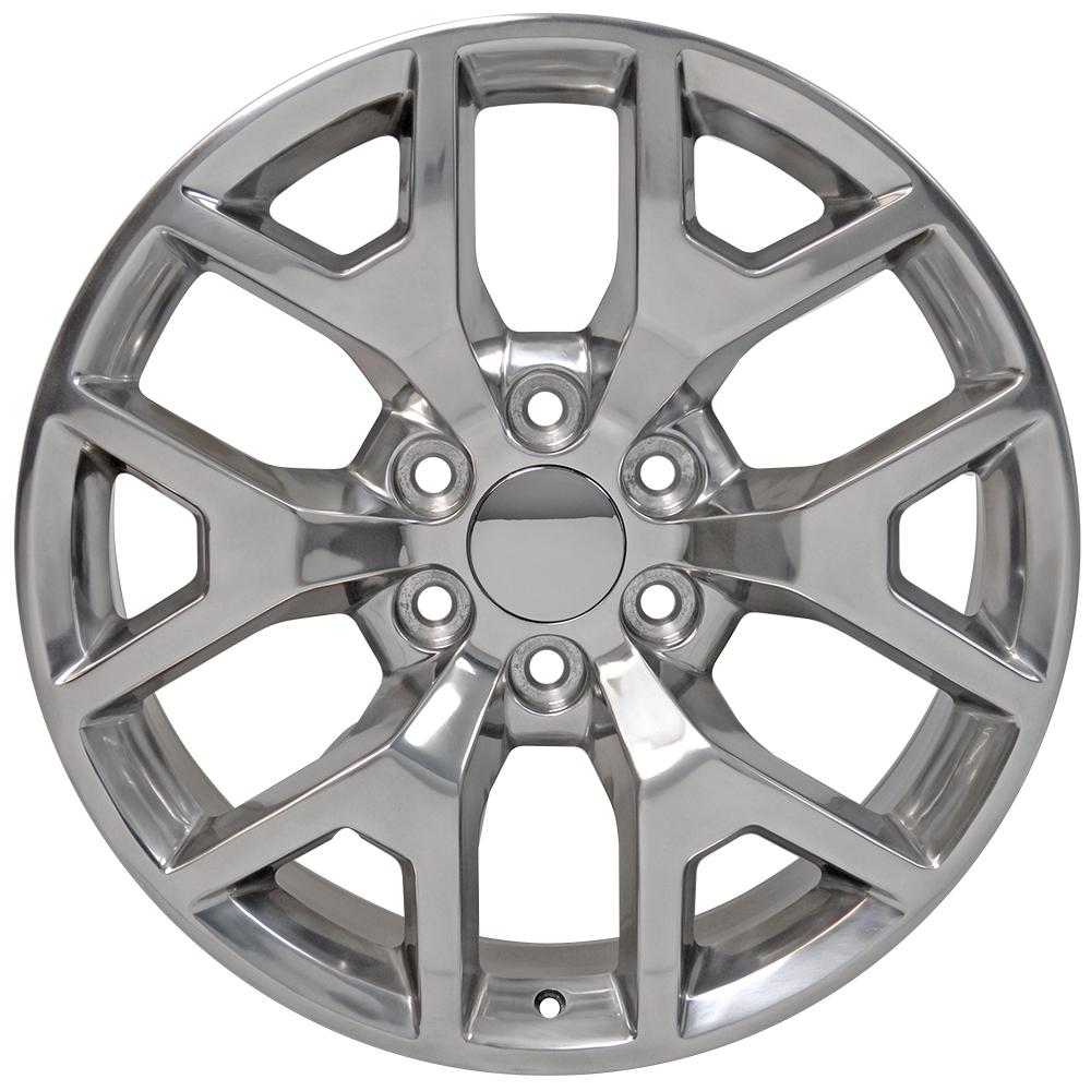 OE Wheels CV92 20x9 6x139.7 27et Polished Wheel