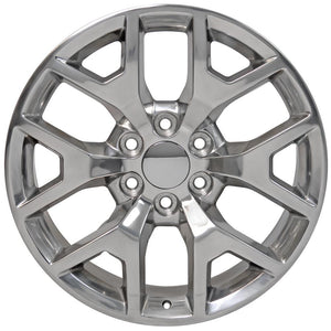 OE Wheels CV92 20x9 6x139.7 27et Polished Wheel