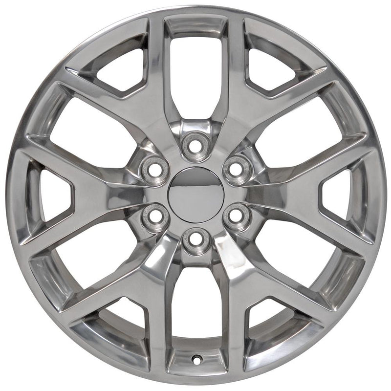 OE Wheels CV92 20x9 6x139.7 27et Polished Wheel