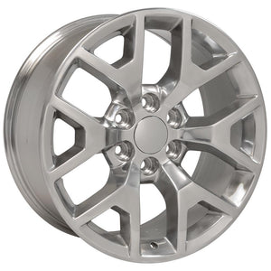 OE Wheels CV92 20x9 6x139.7 27et Polished Wheel
