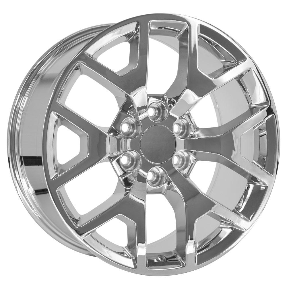 OE Wheels CV92 22x9 6x139.7 31et Chrome Wheel