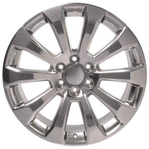 OE Wheels CV95 22x9 6x139.7 28et Polished Wheel