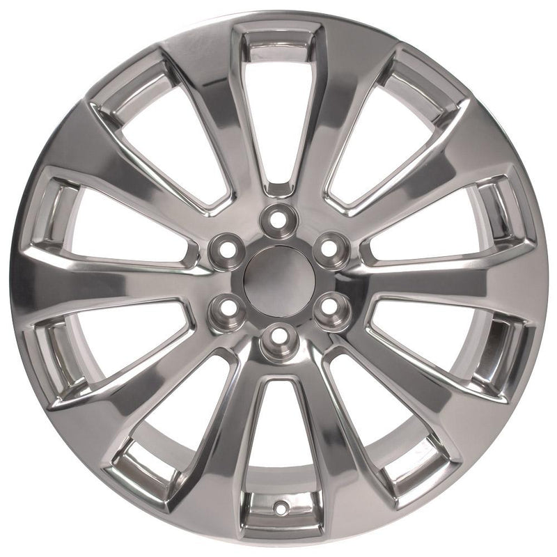 OE Wheels CV95 22x9 6x139.7 28et Polished Wheel