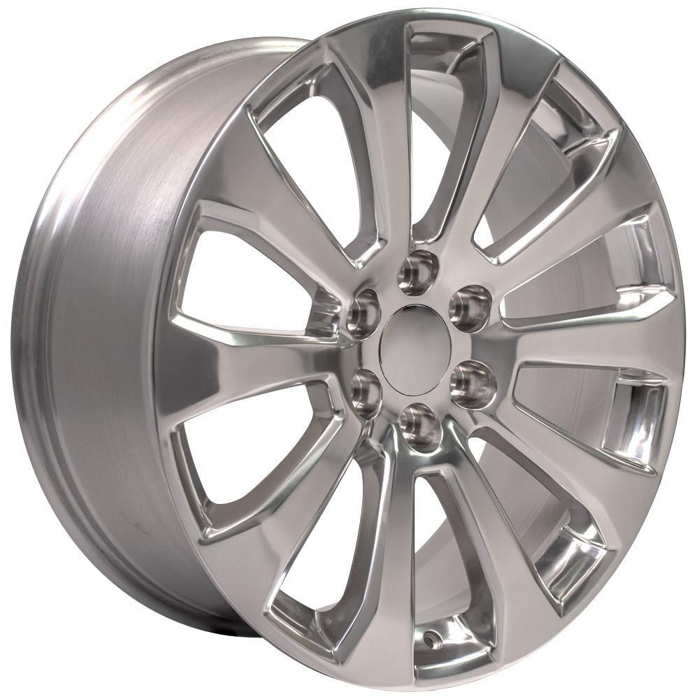 OE Wheels CV95 22x9 6x139.7 28et Polished Wheel