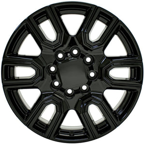 OE Wheels CV96B 20x8.5 8x180 47et Gloss Black Wheel