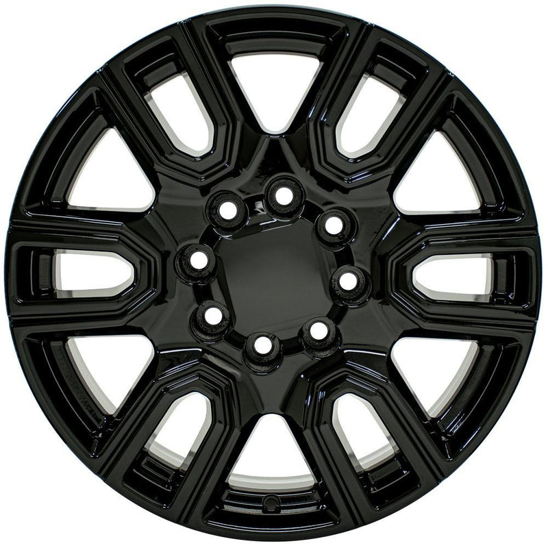 OE Wheels CV96B 20x8.5 8x180 47et Gloss Black Wheel