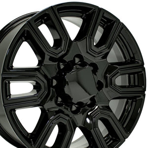 OE Wheels CV96B 20x8.5 8x180 47et Gloss Black Wheel