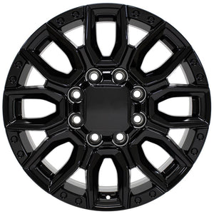 OE Wheels CV97A 20x8.5 8x165.1 12et Gloss Black Wheel