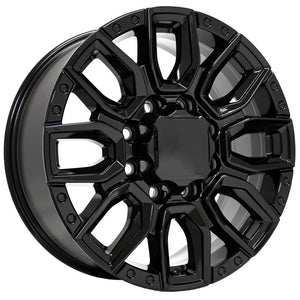 OE Wheels CV97A 20x8.5 8x165.1 12et Gloss Black Wheel