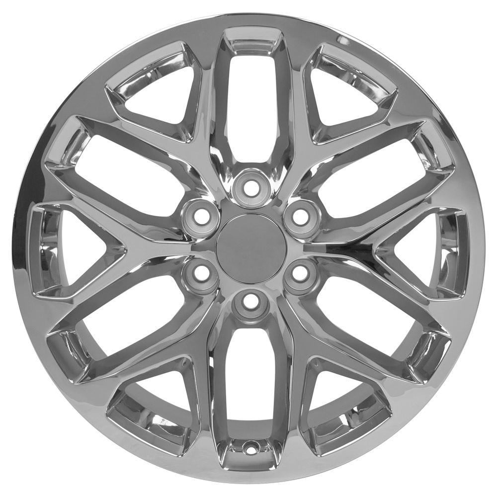 OE Wheels CV98B 20x9 6x139.7 24et Chrome Wheel SS: 9510086