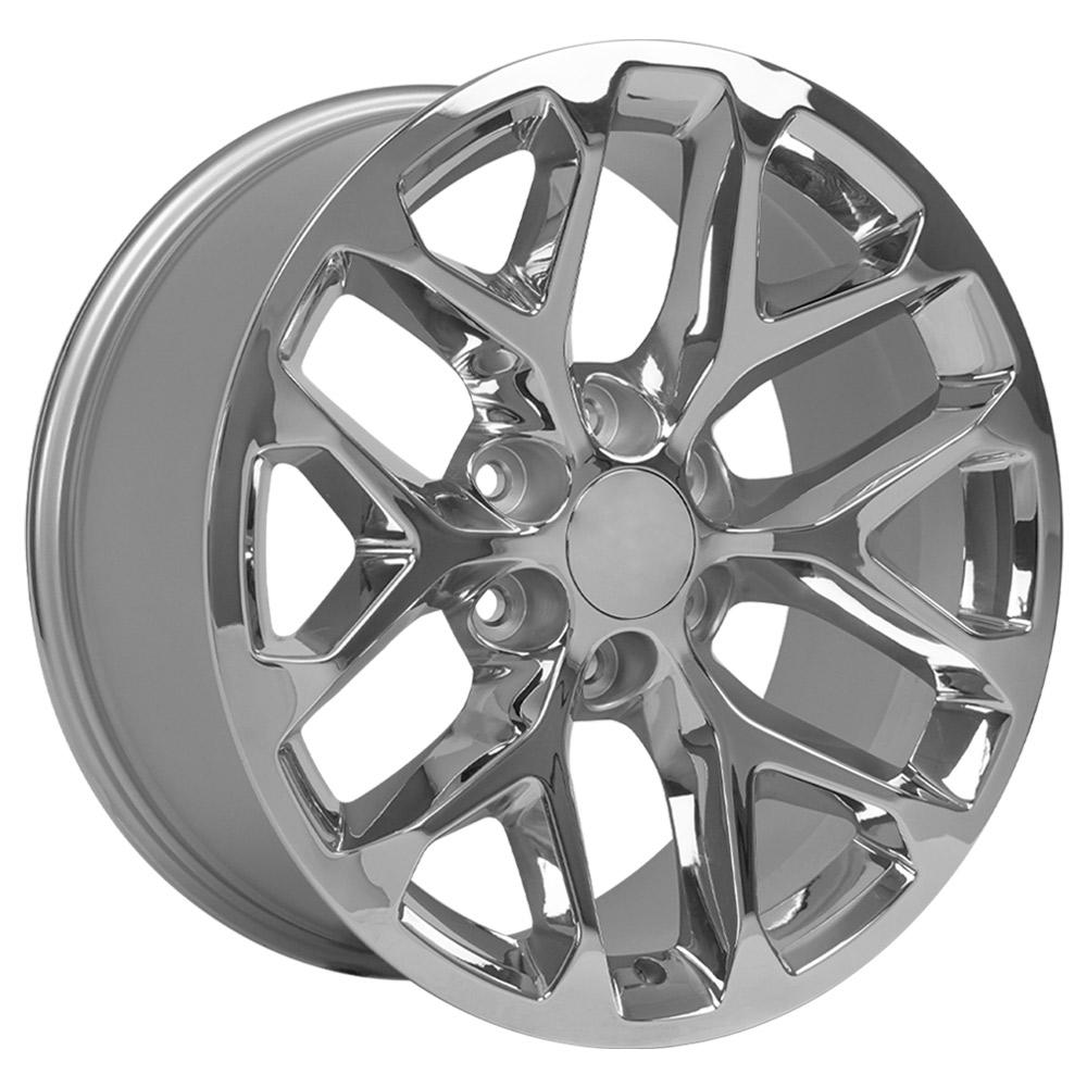 OE Wheels CV98B 20x9 6x139.7 24et Chrome Wheel SS: 9510086
