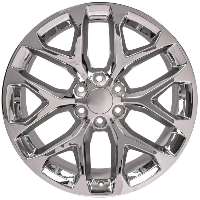 OE Wheels CV98B 22x9 6x139.7 24et Chrome Wheel SS: 9510963