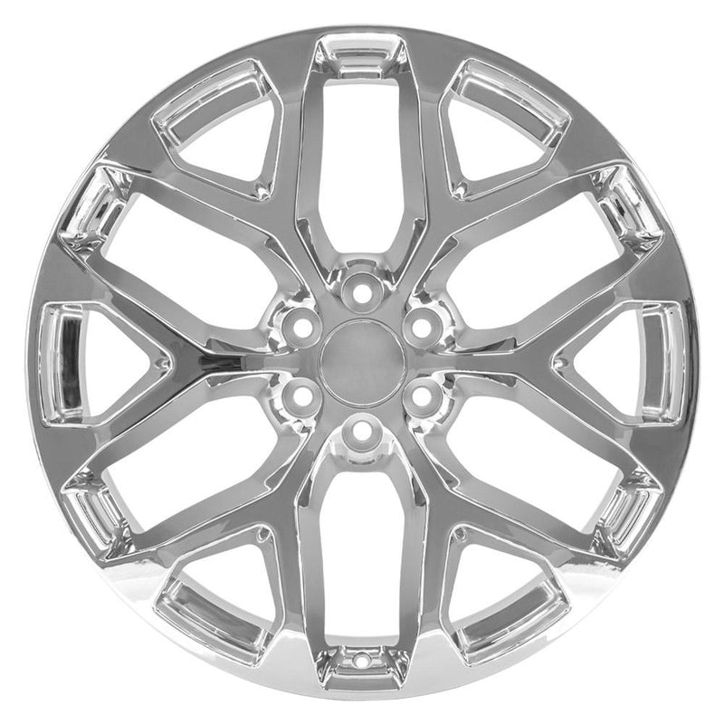 OE Wheels CV98B 24x10 6x139.7 24et Chrome Wheel SS: 9510968