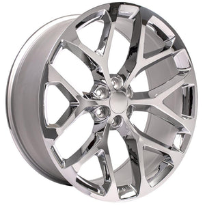 OE Wheels CV98B 26x10 6x139.7 24et Chrome Wheel