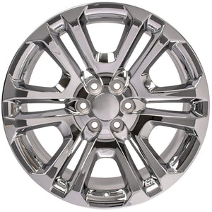 OE Wheels CV99 22x9 6x139.7 24et Chrome Wheel