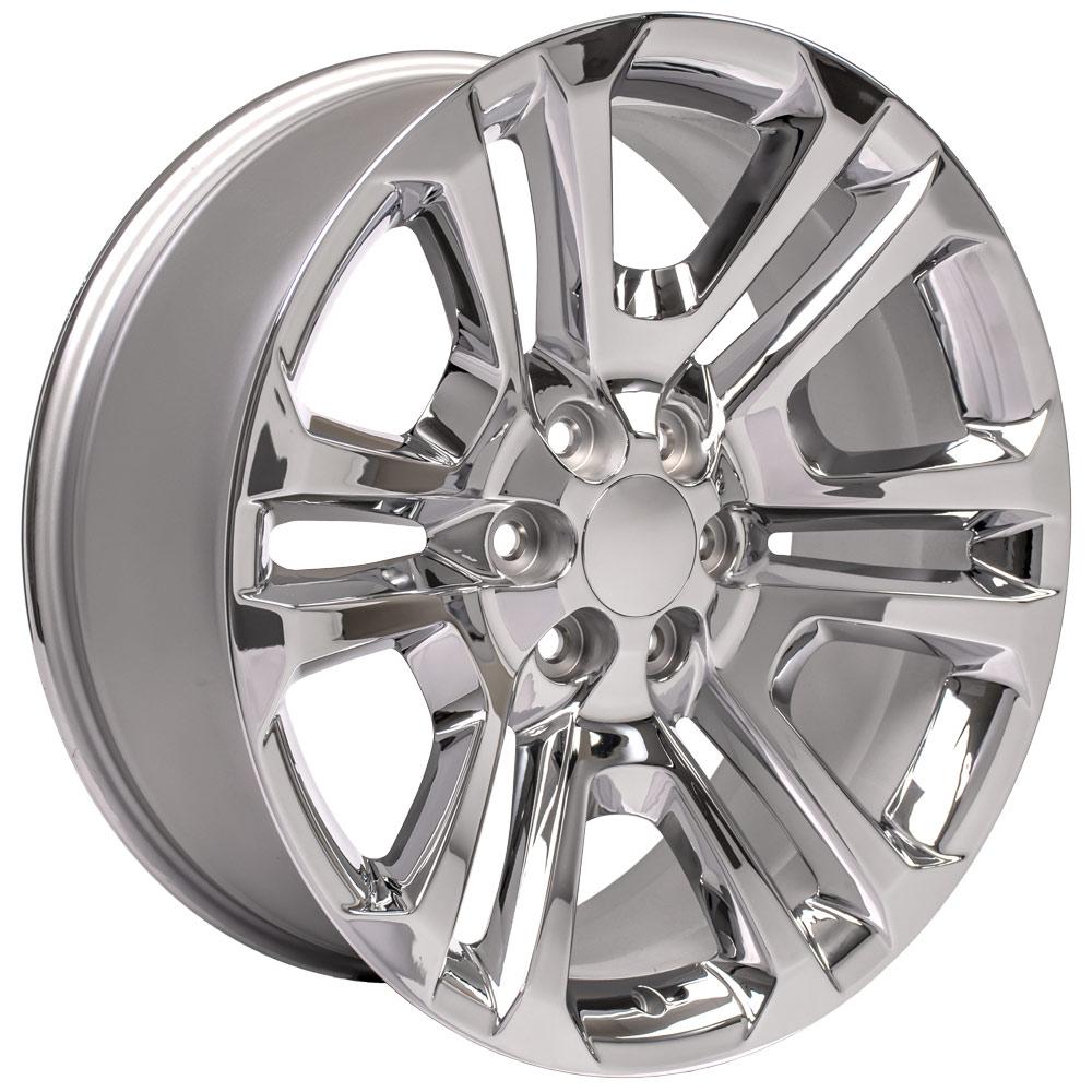 OE Wheels CV99 22x9 6x139.7 24et Chrome Wheel
