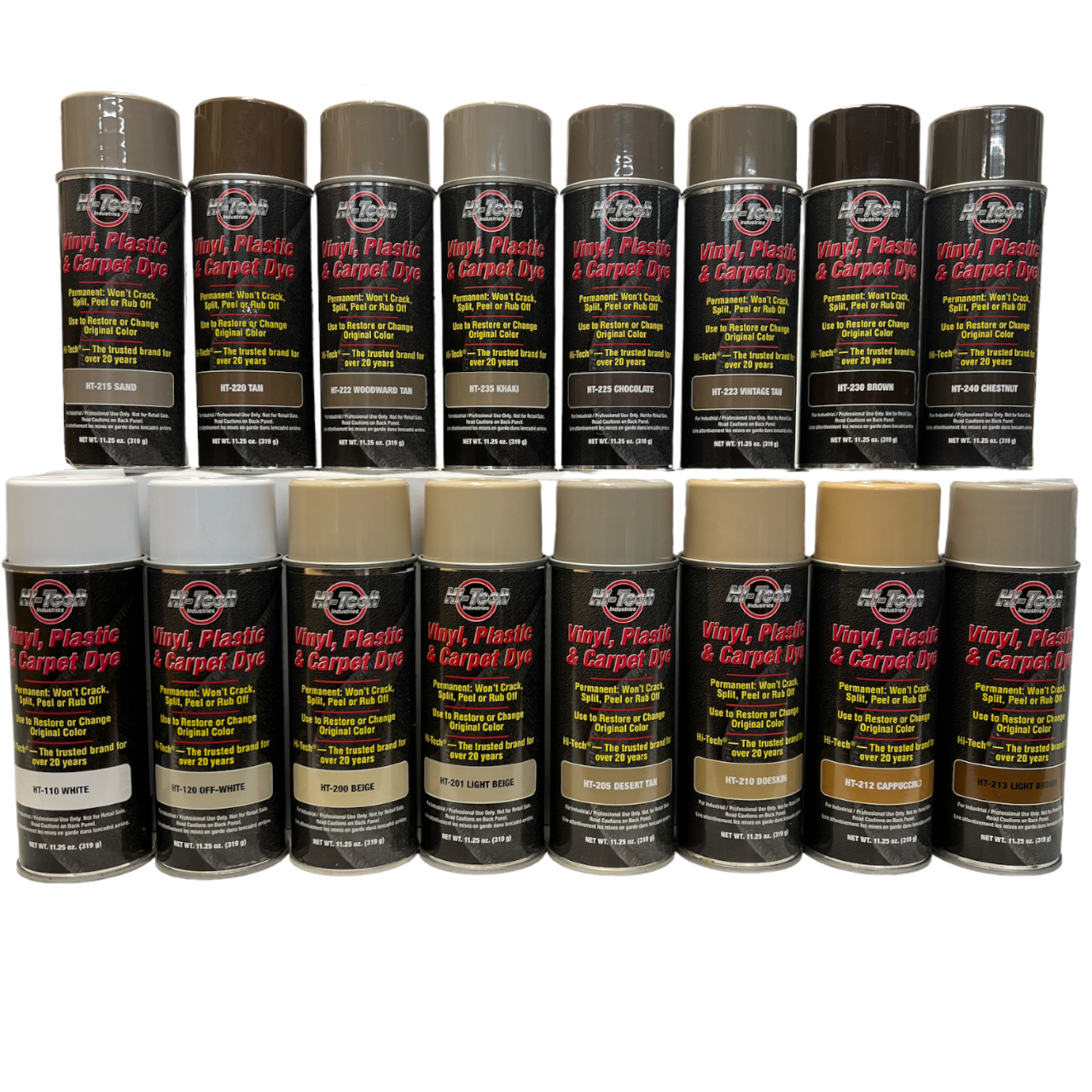 Carpet, Leather, Vinyl, Plastic Dye Automotive