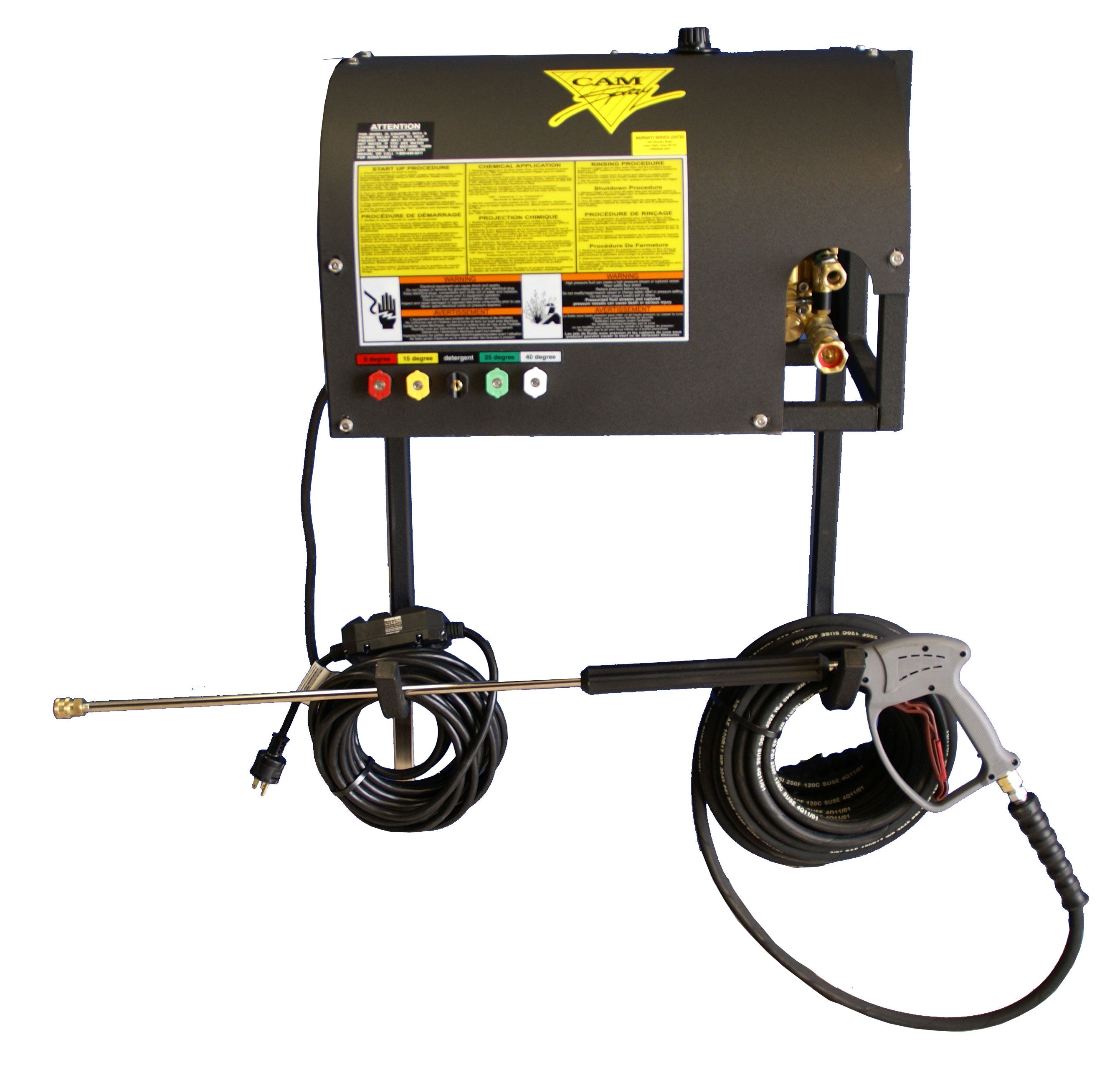 CAM Spray Cold Water Wall Mount Electric Pressure Wash 1500 PSI 1500WM