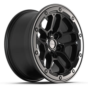 DEFIANT DF01 17x8 5x127 12et Satin Black Wheel