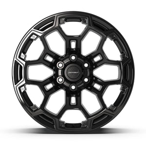 DEFIANT DF03 20x9 6x139.7 -12et Gloss Black Wheel