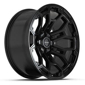 DEFIANT DF03 20x9 6x139.7 -12et Gloss Black Wheel