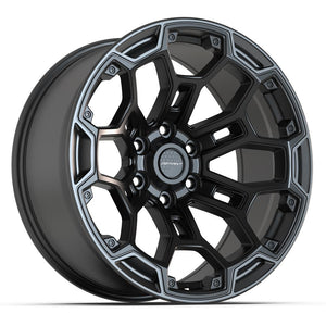 DEFIANT DF03 20x9 6x139.7 -12et Satin Black with Dark Satin Charcoal 2-Tone Wheel