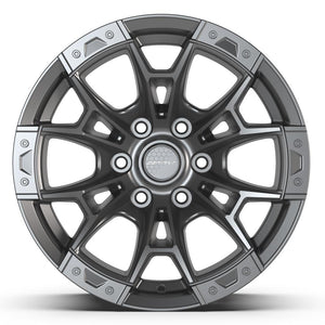 DEFIANT DF04 17x9 6x135 12et Dark Satin Charcoal Wheel