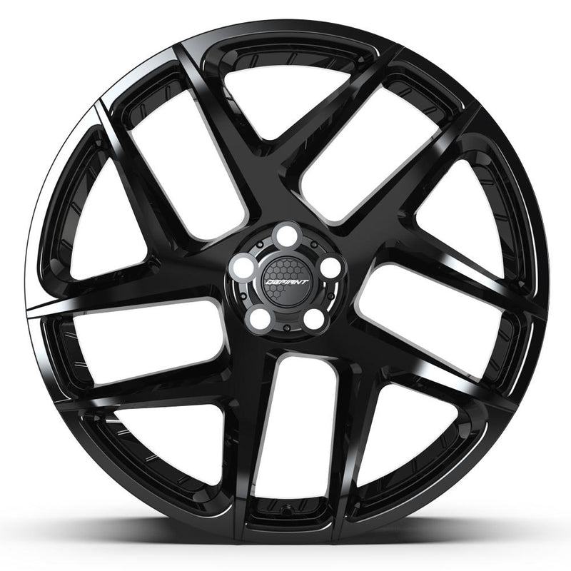 DEFIANT DF05 22x10 5x120 37et Gloss Black Wheel