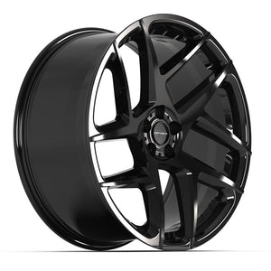 DEFIANT DF05 22x10 5x120 37et Gloss Black Wheel