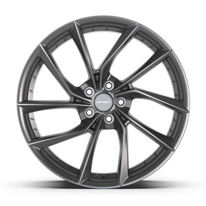 DEFIANT DF06 20x9 5x120 35et Dark Satin Charcoal Wheel