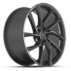 DEFIANT DF06 20x9 5x120 35et Dark Satin Charcoal Wheel