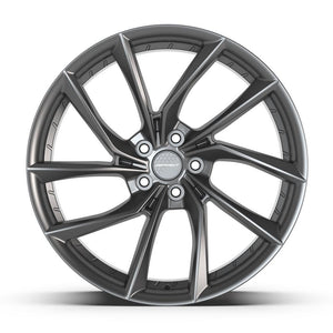 DEFIANT DF06 20x10 5x120 35et Dark Satin Charcoal Wheel