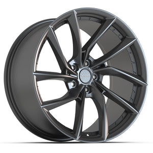 DEFIANT DF06 20x10 5x114.3 35et Dark Satin Charcoal Wheel