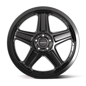 DEFIANT DF07 20x9.5 5x115 15et Satin Black Wheel