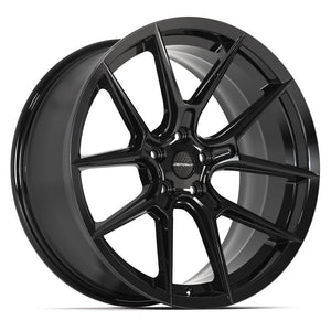 DEFIANT DF08 20x9 5x114.3 35et Gloss Black Wheel