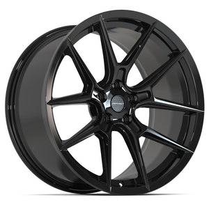DEFIANT DF08 20x10 5x114.3 38et Gloss Black Wheel
