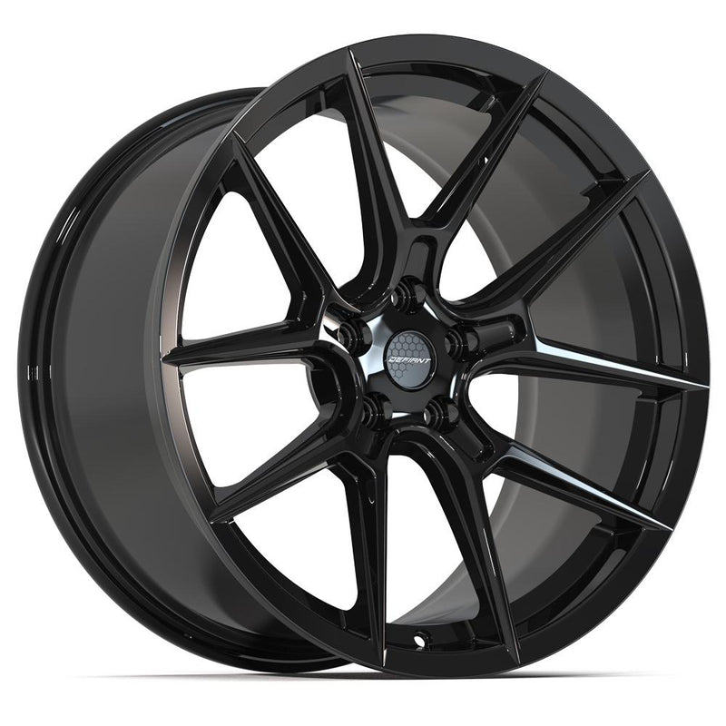 DEFIANT DF08 20x10 5x114.3 38et Gloss Black Wheel