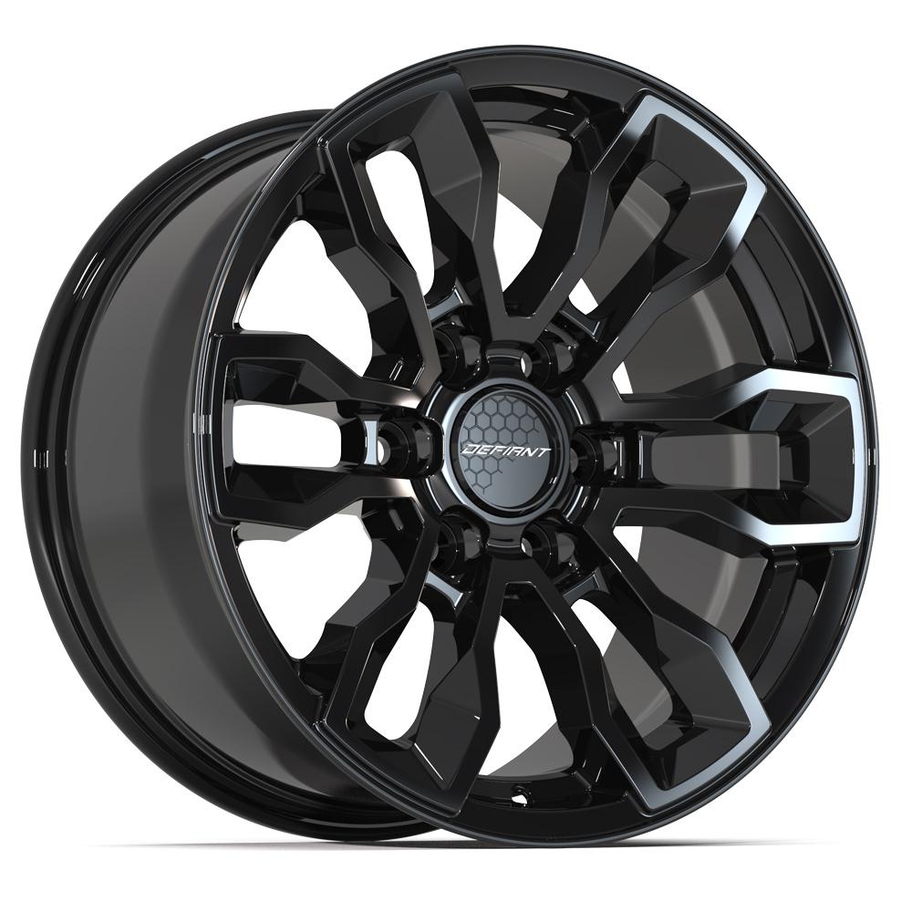 DEFIANT DF15B 18x9 6x139.7 18et Gloss Black Wheel