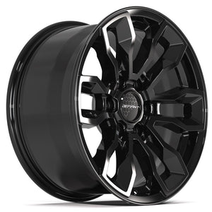 DEFIANT DF15B 18x9 6x139.7 18et Gloss Black Wheel