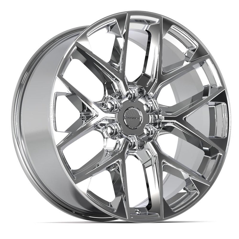 DEFIANT DF17A 22x9 6x139.7 18et Chrome Wheel