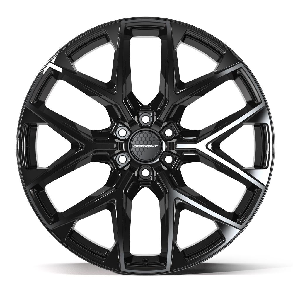 DEFIANT DF17A 24x10 6x139.7 24et Gloss Black Wheel
