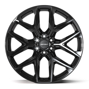 DEFIANT DF17A 24x10 6x139.7 24et Gloss Black Wheel