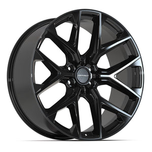 DEFIANT DF17A 24x10 6x139.7 24et Gloss Black Wheel