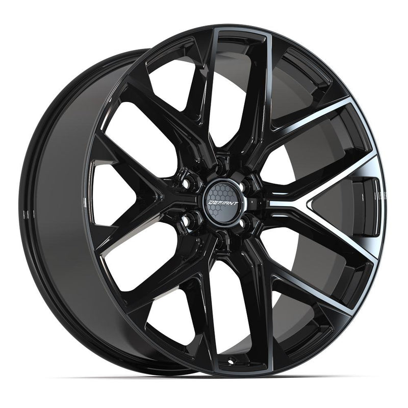 DEFIANT DF17A 24x10 6x139.7 24et Gloss Black Wheel