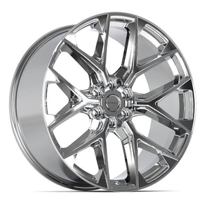 DEFIANT DF17A 24x10 6x139.7 18et Chrome Wheel