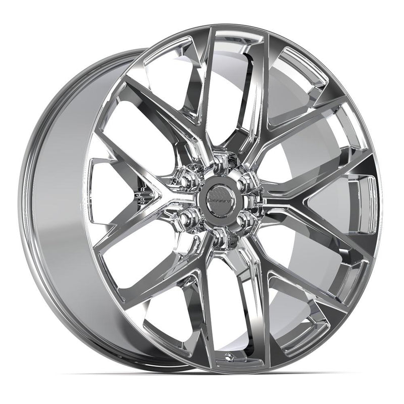 DEFIANT DF17A 24x10 6x139.7 18et Chrome Wheel
