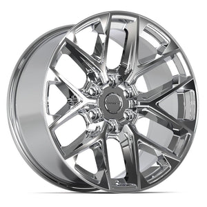 DEFIANT DF17B 20x9 6x139.7 18et Chrome Wheel