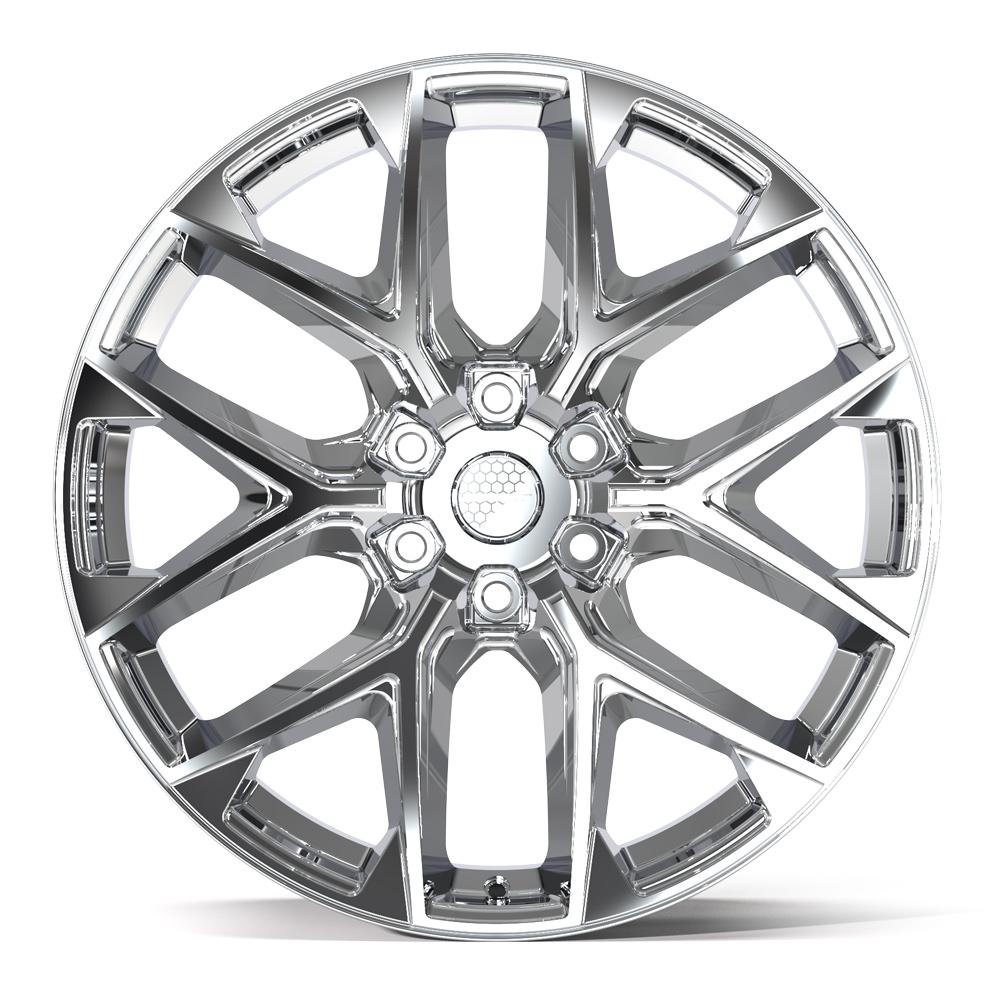 DEFIANT DF17B 22x9 6x139.7 18et Chrome Wheel