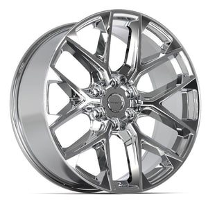 DEFIANT DF17B 22x9 6x139.7 18et Chrome Wheel