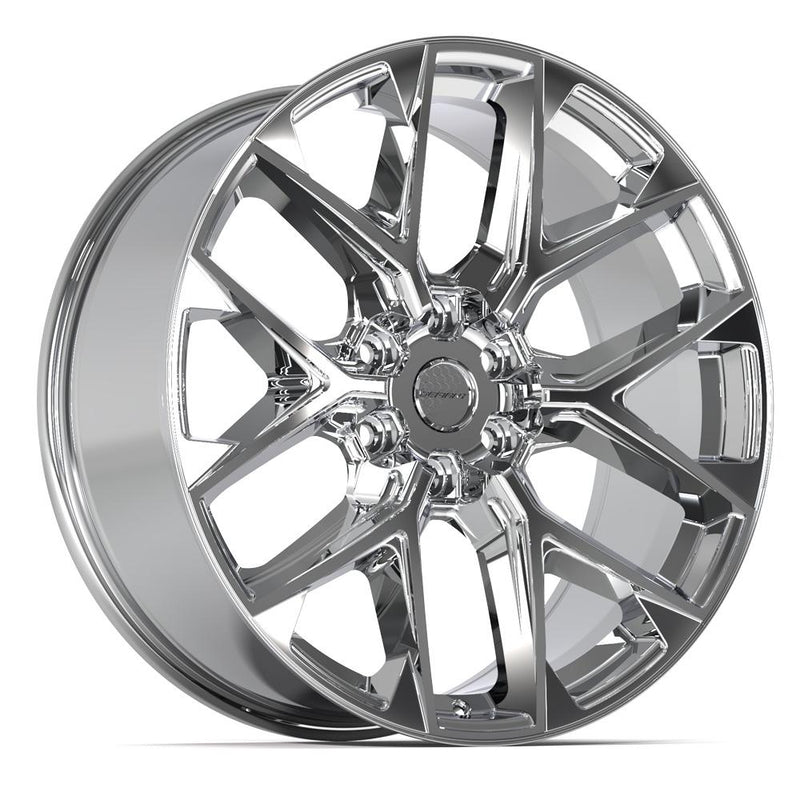 DEFIANT DF17C 22x9 6x135 24et Chrome Wheel